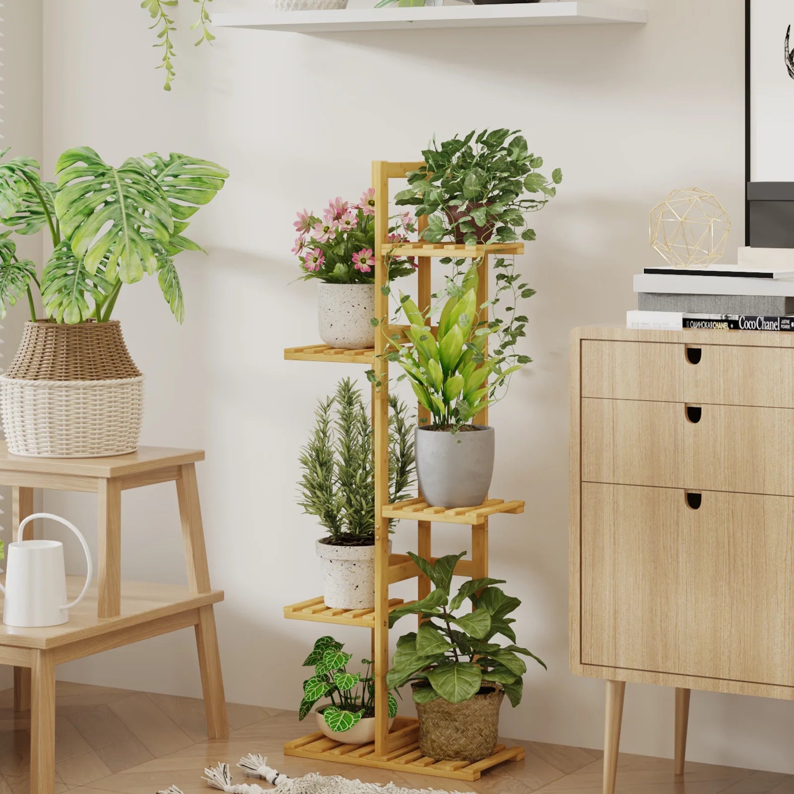 small corner plant stand indoor 2 Pack) 5 Tier Plant Stand Indoor, Small Corner Plant Shelf for Multi – CNFHomedirect