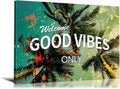 Good Vibes Motivational Wall Art Inspirational Wall Art Office Wall Decor Motivational Poster Positive Quotes Wall Decor Inspirational Posters for Office Classroom Decor (12''H X 18''W)